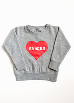 Snacks Toddler Sweatshirt