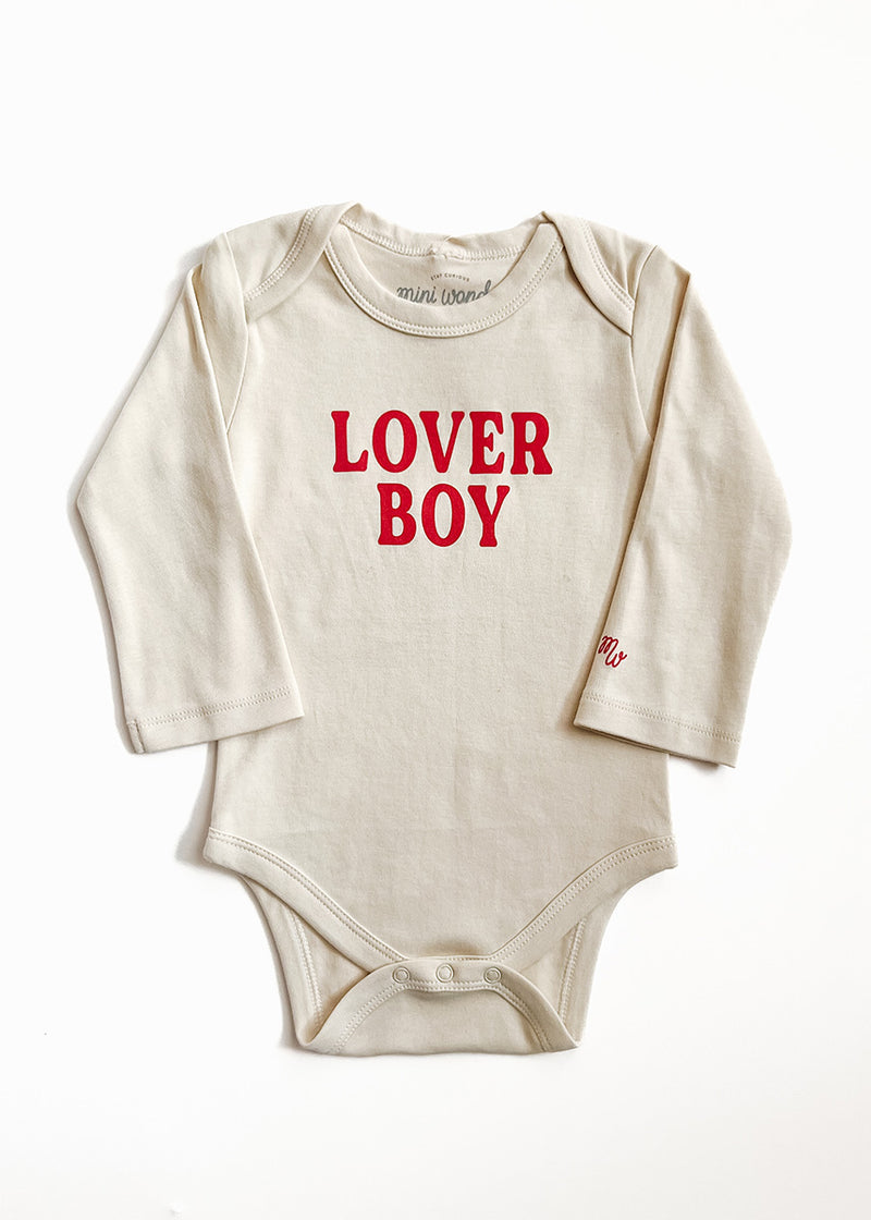 Lover Boy Long Sleeve Onesie