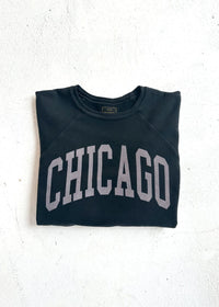 Chicago Classic Crew Sweatshirt - Vintage Black