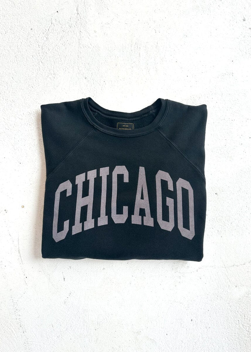 Chicago Classic Crew Sweatshirt - Vintage Black