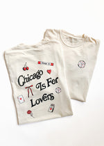 Chicago Is For Lovers Icons Garment-Dye Tee