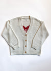 Chicago Heart Cardigan - Cream