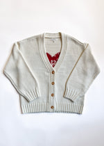 Chicago Heart Cardigan - Cream