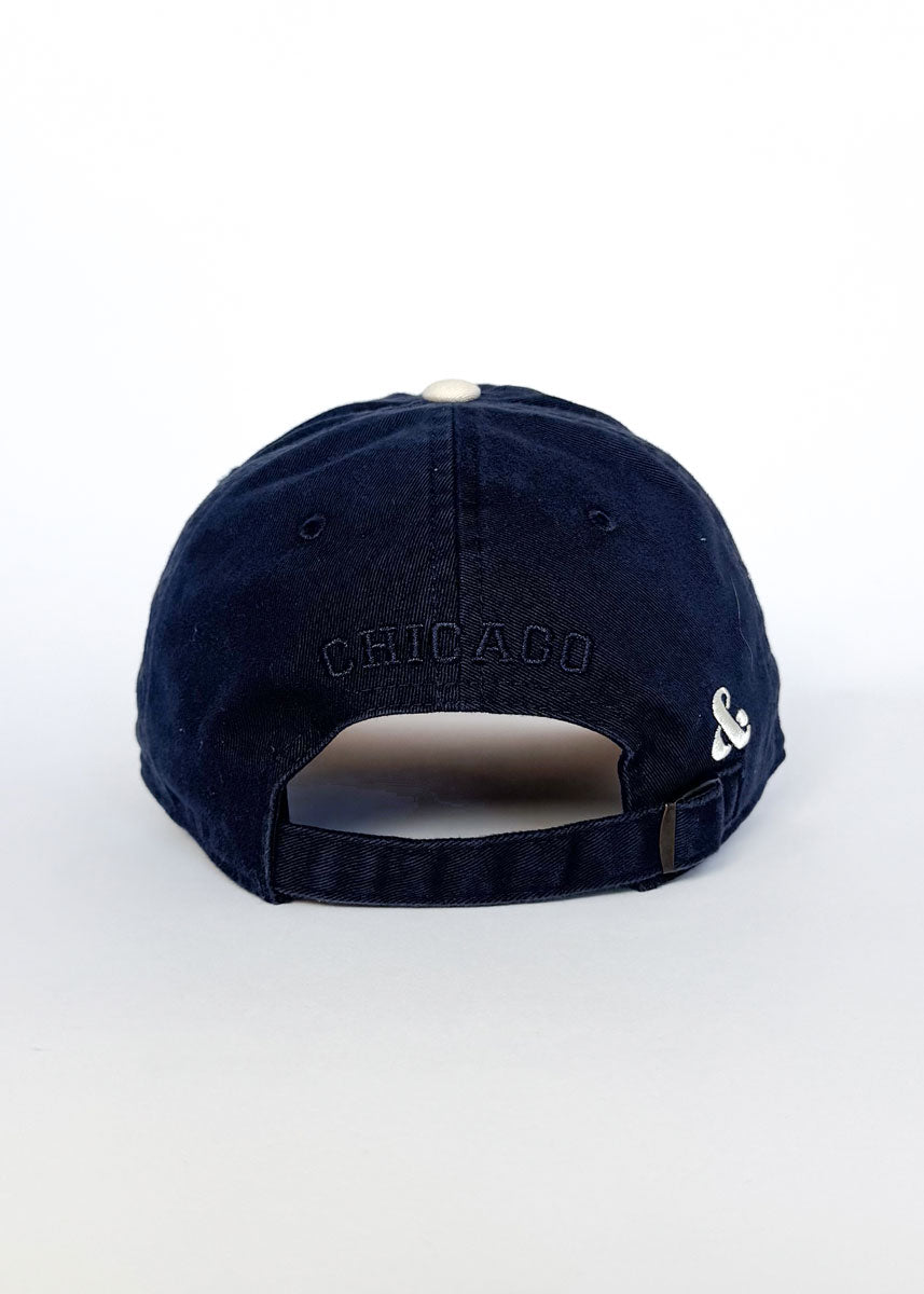 C Is For Chicago 2-Tone Dad Hat - Navy