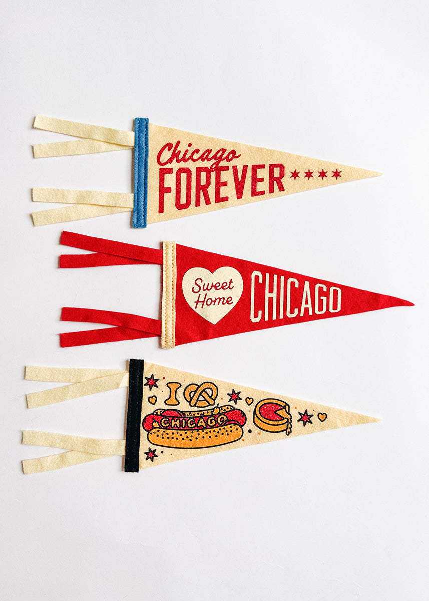 Chicago Foodie Pennant