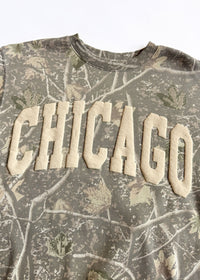 Collegiate Puff Crewneck - Camo
