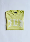 Chicago Collegiate Vintage Tee - Key Lime