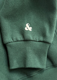 Chicago Collegiate Puff Mock Neck Sweatshirt - Green & Pink