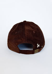 Chi Pennant Dad Hat - Brown Corduroy
