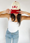 Chi 2-Tone Baseball Cap - Red