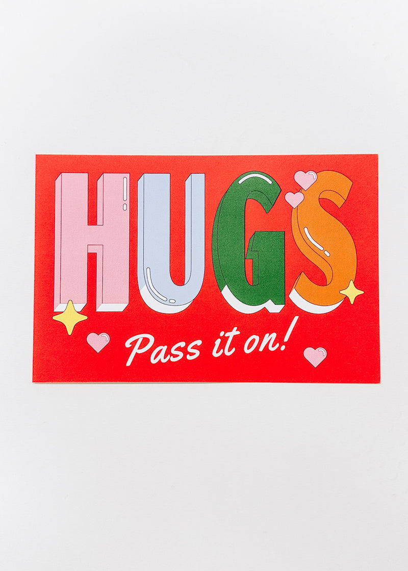 Hugs Postcard