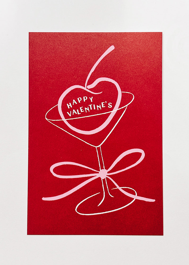 Cherry Valentine's Day Postcard