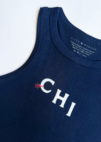 Chi Spurs Racer Tank