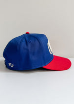 Youth Chicago Puff Baseball Cap - Blue & Red