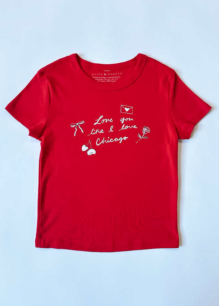 Love You Like I Love Chicago Baby Tee