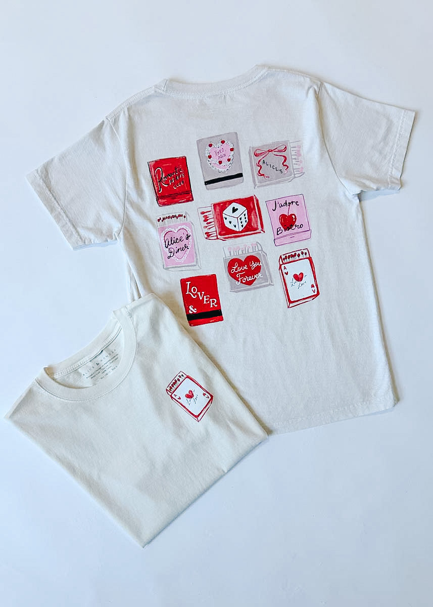 Valentine's Matchbooks Garment-Dyed Tee