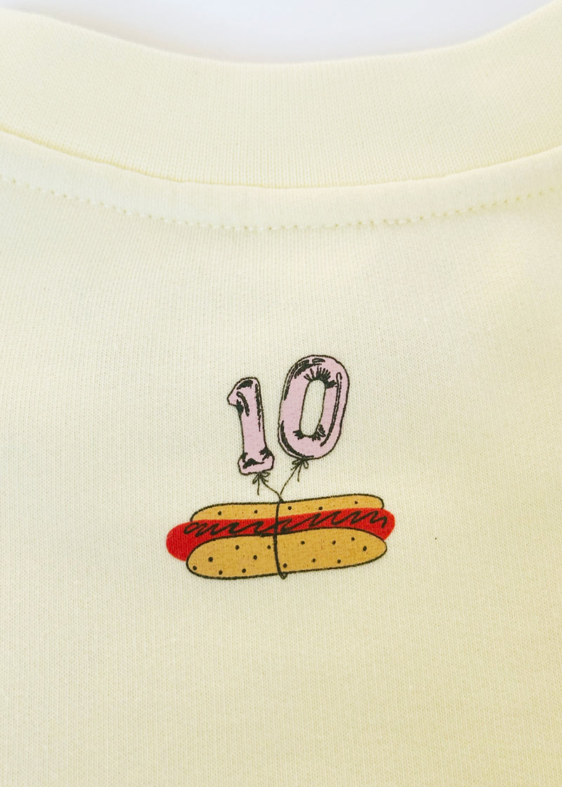 Chicago Collegiate Puff Sweatshirt - Butter