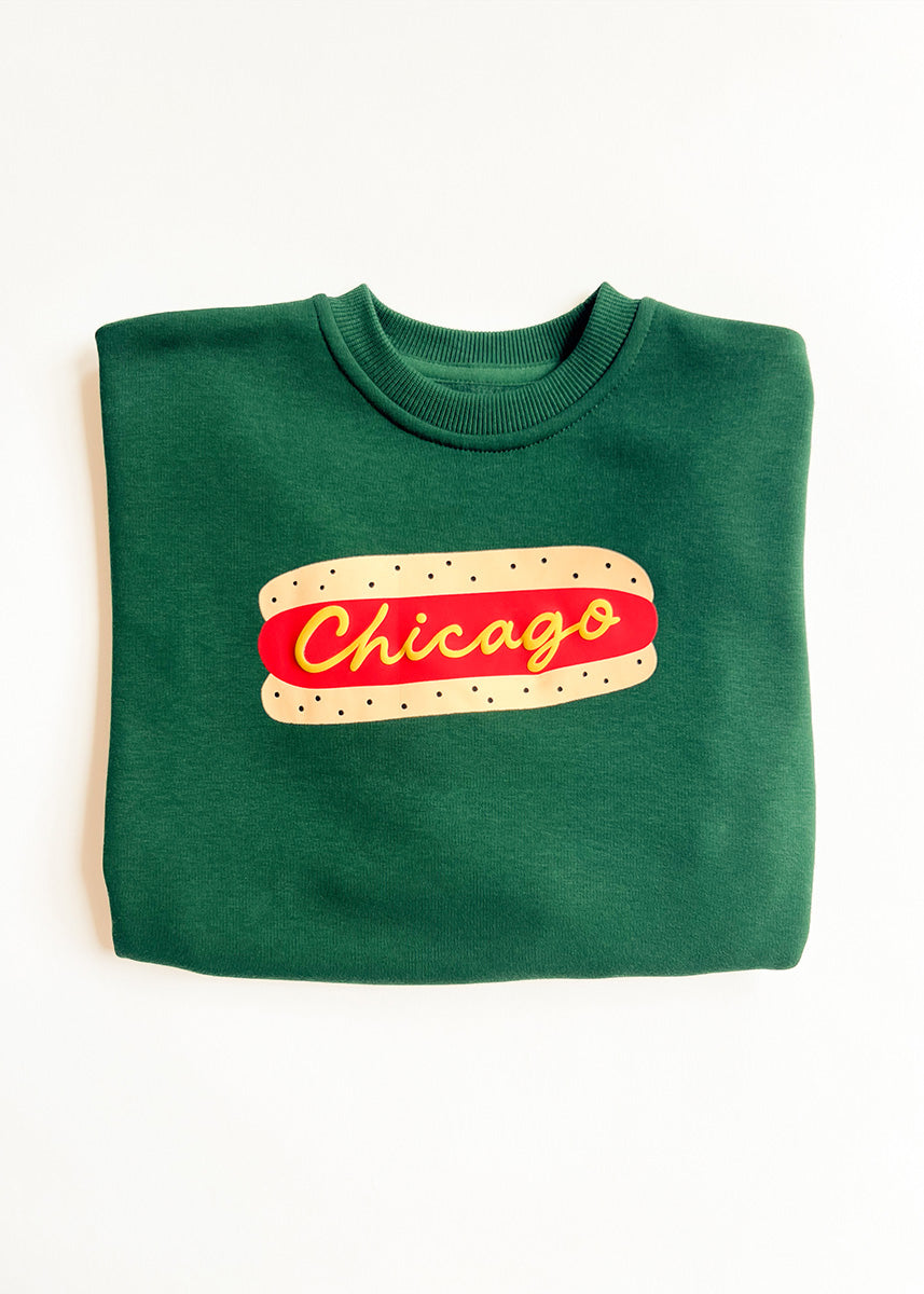 Chicago Hot Dog Oversized Sweatshirt