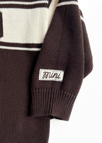 Chicago Mini Athletic Sweater - Espresso