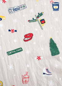 Season's Greetings Tea Towel - New York