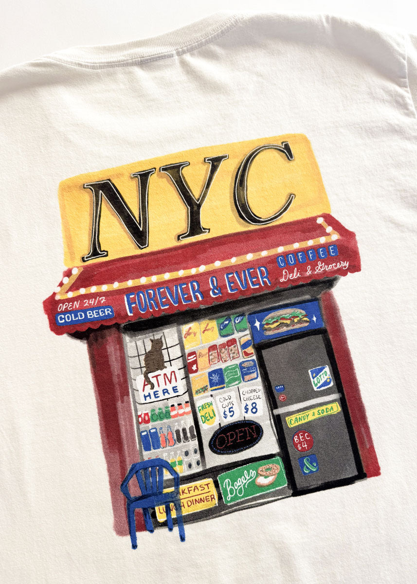 NYC Bodega Unisex Tee - Natural