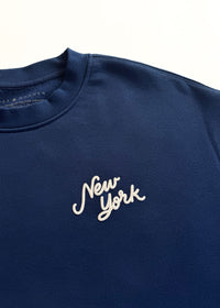 The Big Apple Crewneck - Navy