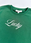 Lucky Baby Tee - Dark Green