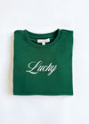 Lucky Baby Tee - Dark Green