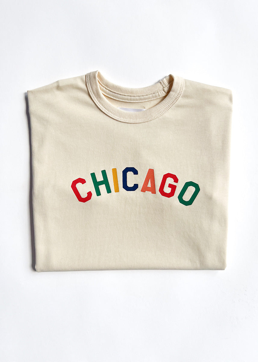 Sweet Home Chicago Oversized Tee - Multicolor