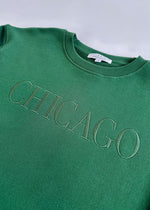 Chicago Embroidered Sweatshirt - Green