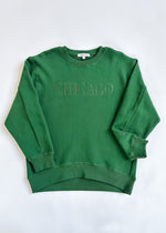 Chicago Embroidered Sweatshirt - Green