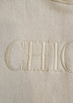 Chicago Embroidered Sweatshirt - Ivory