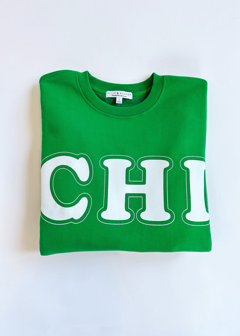 Chi Oversized Sweatshirt - Kelly Green