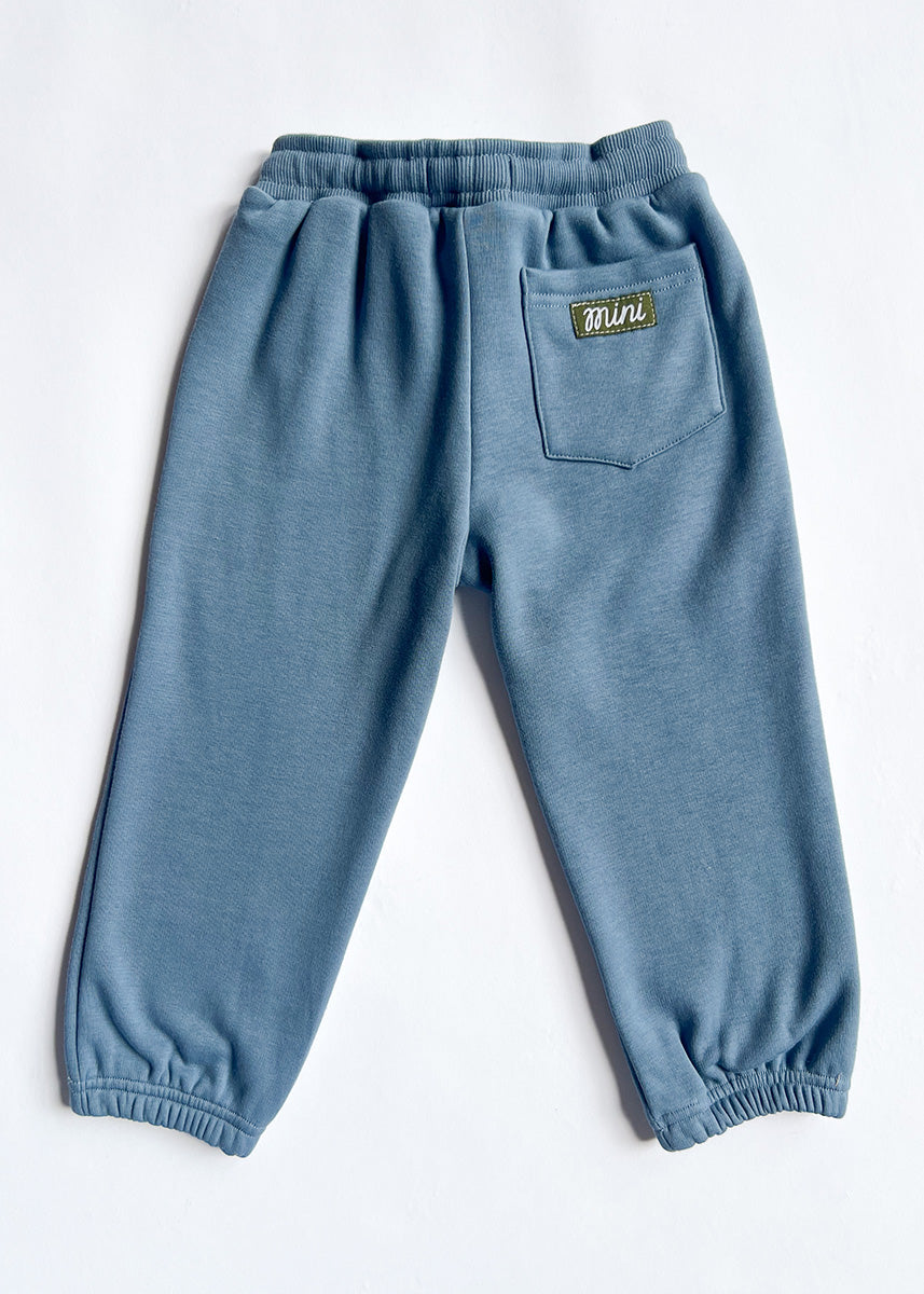 Chicago Quarter Zip Sweat Set - Blue & Green