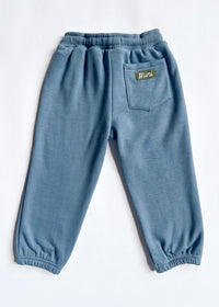 Chicago Quarter Zip Sweat Set - Blue & Green