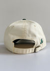 Chicago Script Baseball Cap - Ivory & Dark Green