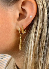 Florence Shaker Huggie - Gold