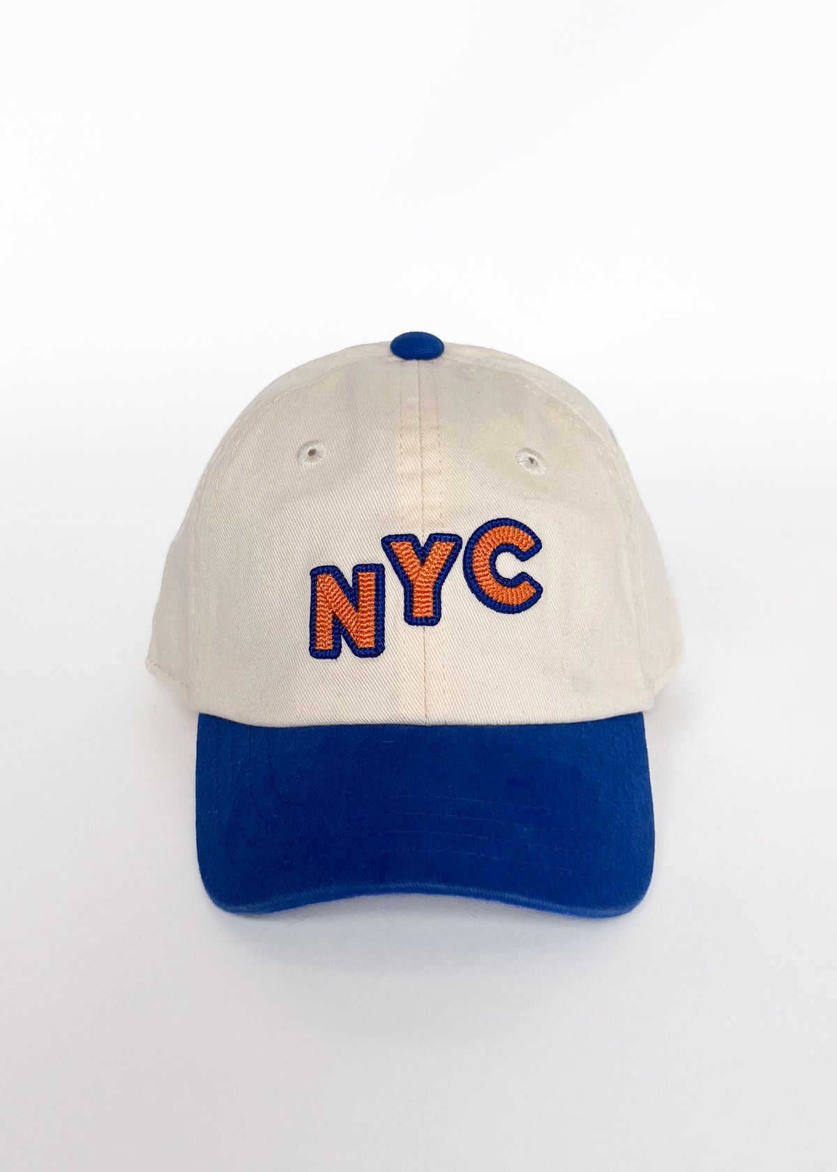 Toddler New Timer NYC Baseball Cap - Blue & Orange