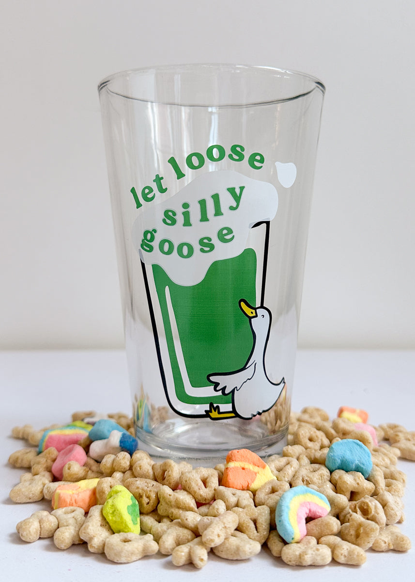 Let Loose Silly Goose Pint Glass