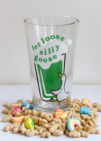 Let Loose Silly Goose Pint Glass