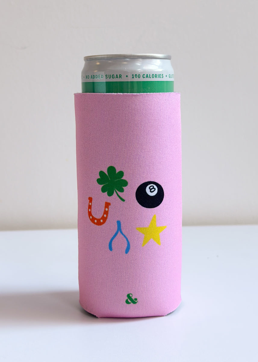 Lucky Icons Tall Can Cooler