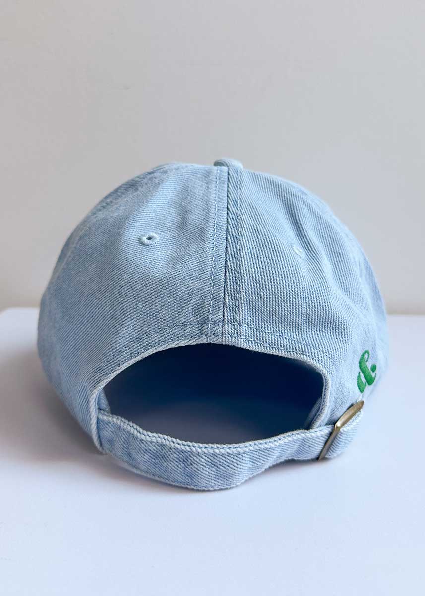 Chicago. Dad Hat - Denim & Green