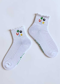 Lucky Icons Ruffle Sock