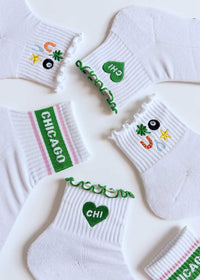 Lucky Icons Ruffle Sock