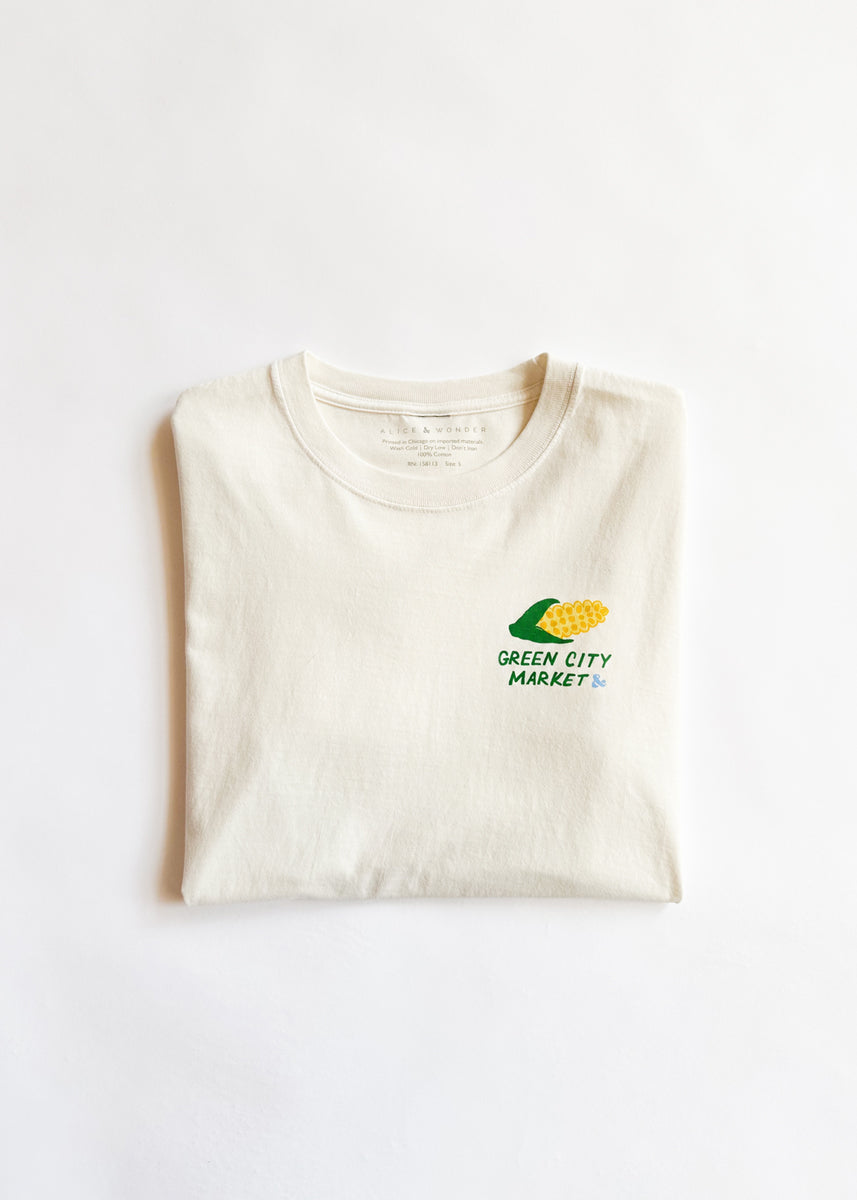 Green City Market Corn Oversized Tee