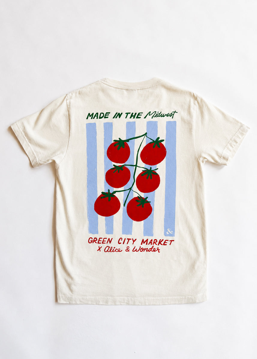 Green City Market Tomato Oversized Tee