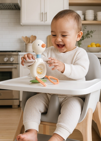 Itzy Twist & Bop High Chair Sensory Toy - Goose