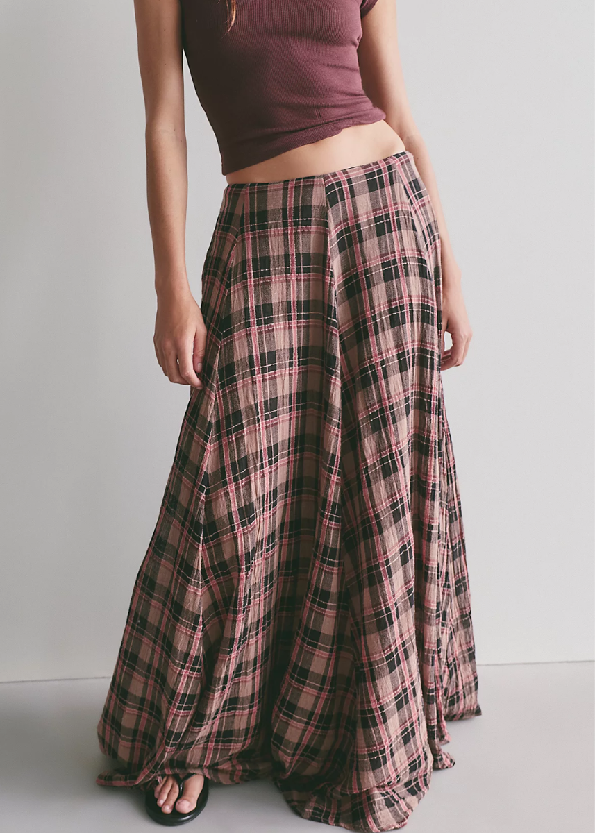 Ives Maxi Skirt - Chocolate Combo