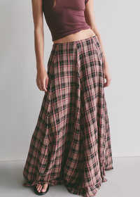 Ives Maxi Skirt - Chocolate Combo