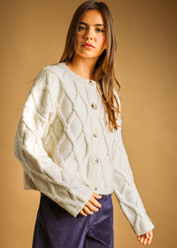 Quinn Cardigan - Cream